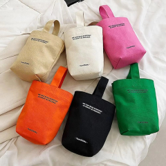 Women's Mini Cotton Tote Bag Eco-Friendly Cotton Work Tote Women's Mini Cotton Tote Bag Eco-Friendly Cotton Work Tote