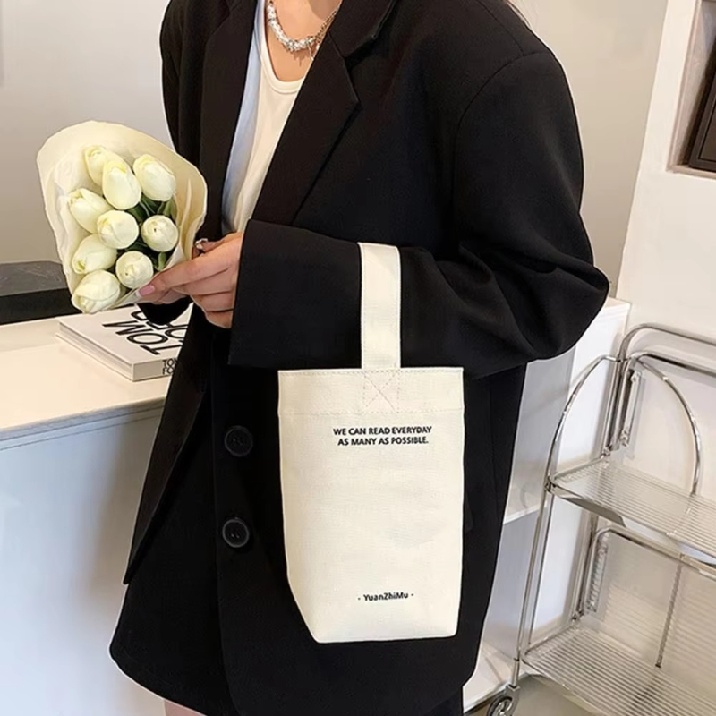 Women's Mini Cotton Tote Bag Eco-Friendly Cotton Work Tote