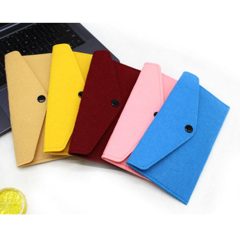 Wholesale Office School Stationery Document Bag Custom Logo Promotional Paper A4 Felt File Folders
