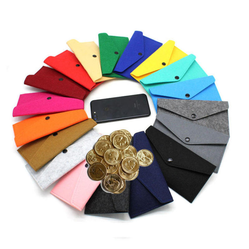 Wholesale Office School Stationery Document Bag Custom Logo Promotional Paper A4 Felt File Folders