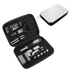 24 1 Eco-Friendly Home Multifunctional Repair Tool Kits Carbon Steel Tinplate Box High Quality logo Customization Promotional