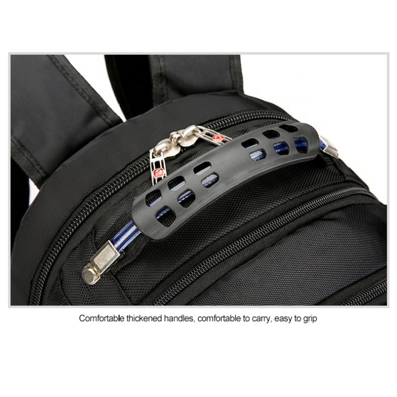 Waterproof Business Travel Bag with USB Charging & Multi-Compartment Design