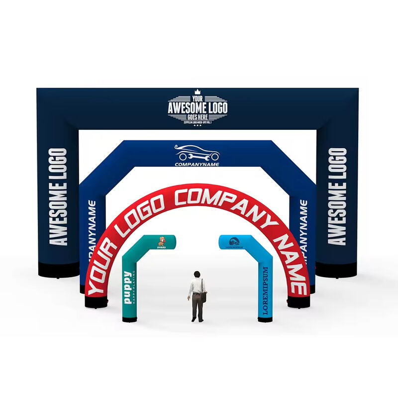 Custom Inflatable Arch Entrance Gate for Events Advertising Wedding Exhibition Party with Logo OEM