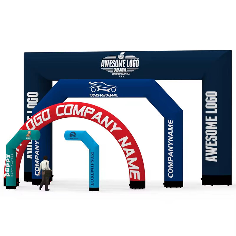 Custom Inflatable Arch Entrance Gate for Events Advertising Wedding Exhibition Party with Logo OEM