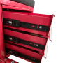 3 Drawer Mobile Rolling Metal Tool Set Box Cabinet Trolley Cart with 4 Wheels