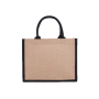 Wholesale Custom Jute Tote Bag Reusable Eco-Friendly Burlap Hemp Shopping Bag