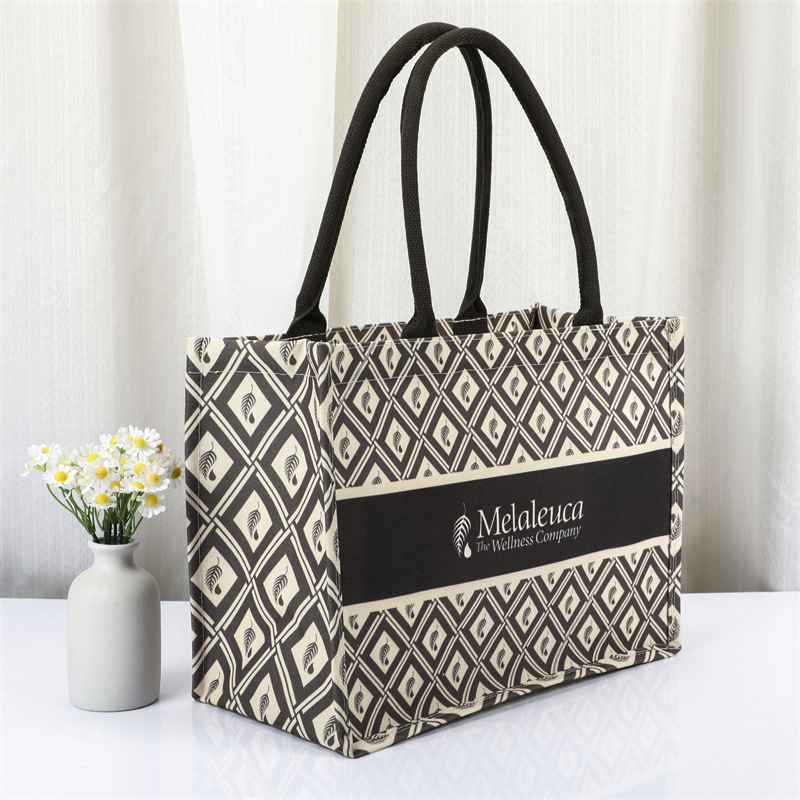 Hot Selling Reusable Natural Linen Hessian Beach Shopping Jute Tote Bag Custom Logo Printed Wholesale