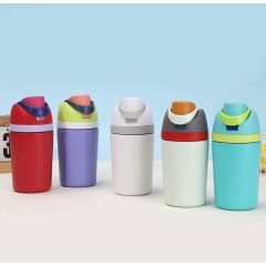 Wholesale 12oz Colorful Cute Bottles Bulk Sublimation Blank Stainless Steel Vacuum Flask for Promotional Events