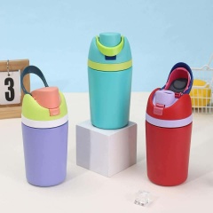 Wholesale 12oz Colorful Cute Bottles Bulk Sublimation Blank Stainless Steel Vacuum Flask for Promotional Events
