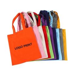 Custom logo large heavy duty plain cotton canvas reusable shopping canvas tote bag