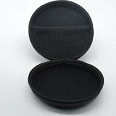 Waterproof Hard Shell Round Eva Headset Headphone Earphone Carrying Case