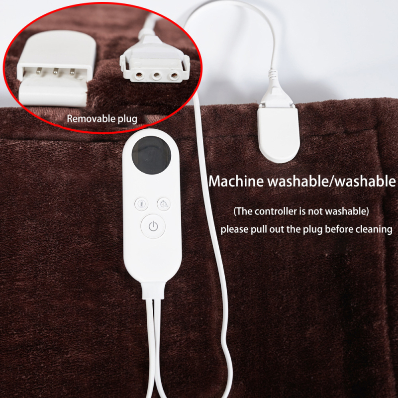 wholesale US UK plug 110V 220V household 6 gear electric heated warm blankets for winter bed