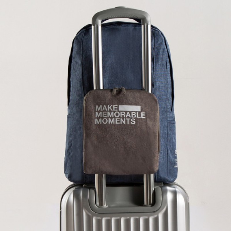 Promotional Cheap Outdoor Travel Ultralight Folding Backpack Polyester Waterproof Foldable Backpack