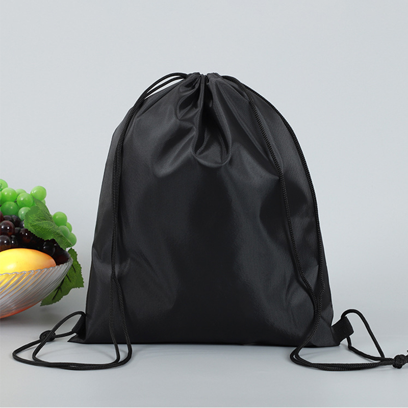 Sac à dos de sac de sport de cordon de sport de recyclage imperméable à l'eau avec logo personnalisé