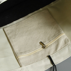 Seamless Stormproof Shopper | Recycled Canvas + RFID-Blocking Pocket