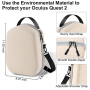 Hot Selling Portable Oculus Quest 2 Accessories Eva Hard Case Bag For Vr Headset