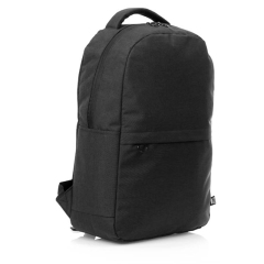 New Design RPET Recycled Material 600D Casual Backpack with USB Charge Pinghu Sinotex