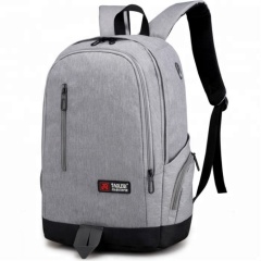 Logo Custom Durable Business Travel School Bag Student Laptop Backpack With Headphone Jack