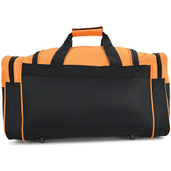 High Quality Polyester Designer Gym Duffle Bag Sports Duffle Travel Bag With Shoe Compartment