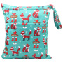 Amazon Hot Sale Reusable Multi Function Waterproof Baby Cloth Wet Diaper Bag