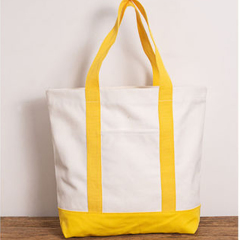 Customized logo canvas bags 12oz canvas handbag ECO friendly shopping tote bag with pocket