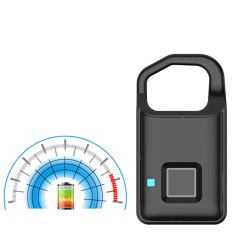 Top Seller Outdoor Waterproof Usb Rechargeable Smart Fingerprint Padlock