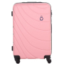 Custom Lightweight ABS Travel Big Cheap Trolley Luggage Set Pink Suitcase Sets