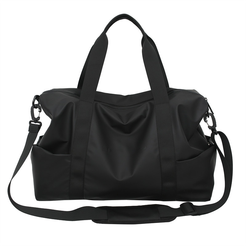 New Fashion Brand Designer Black Luxury Custom Travel Gym Duffle Bag For Girls