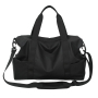 New Fashion Brand Designer Black Luxury Custom Travel Gym Duffle Bag For Girls