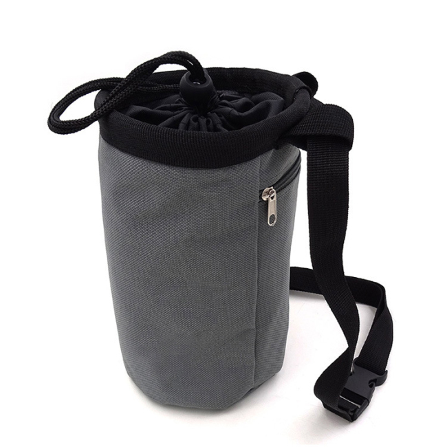 Custom logo Rock Climbing Chalk Bag for Adults with Drawstring Closure And Zipper Pocket