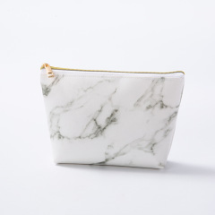 New Design PU Marble pattern Women luxury cosmetic bag travel make up bags makeup case