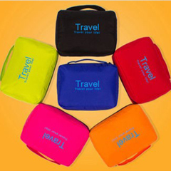 Portable Large Cosmetic Bags Expandable Travel Makeup Organizer Waterproof Hanging Folding Toiletry Bag