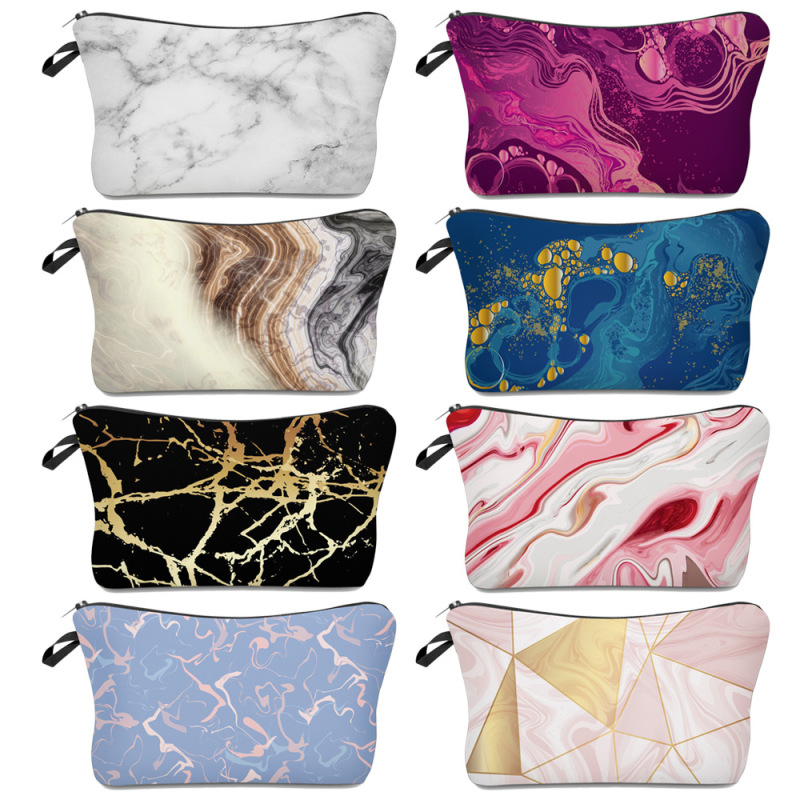 Custom Hot Sale Travel Luxury Waterproof Women Beauty Make Up Pouch Cosmetic Bag With Logo