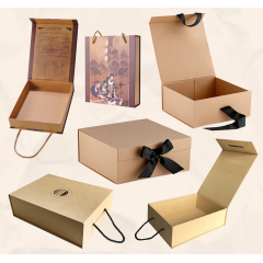Custom Luxury Rigid Kraft Cardboard Magnetic Lid Gift Boxes