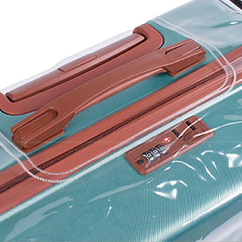 Suitcase Cover Rolling Luggage Cover Protector Clear PVC Dust proof Suitcase Cover for Carry on Luggage