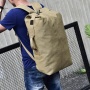 Large Capacity Durable Camping Travel Waterproof Canvas Sports Bag Rucksack Gym Hiking Backpack