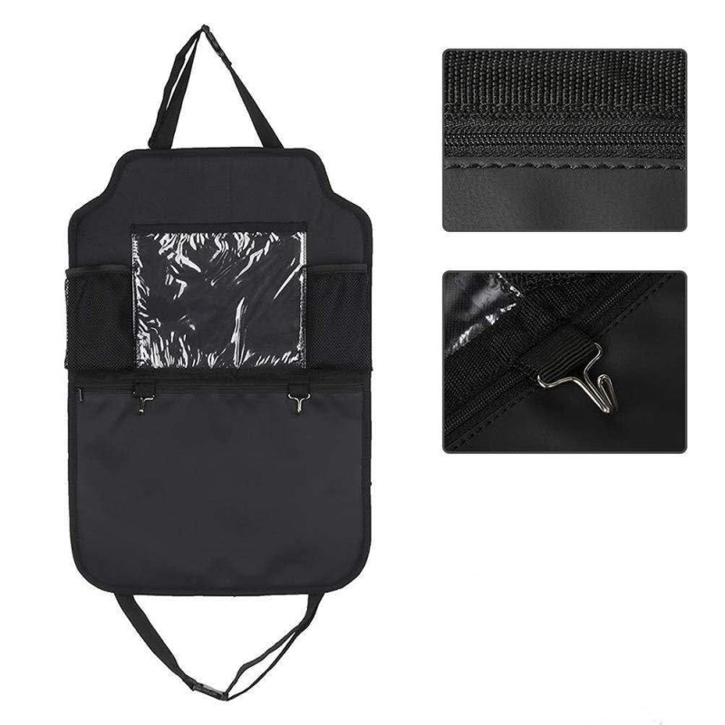 Travel Car accessories Seat Storage Bag car back seat organizer with touch screen tablet holder car organizers