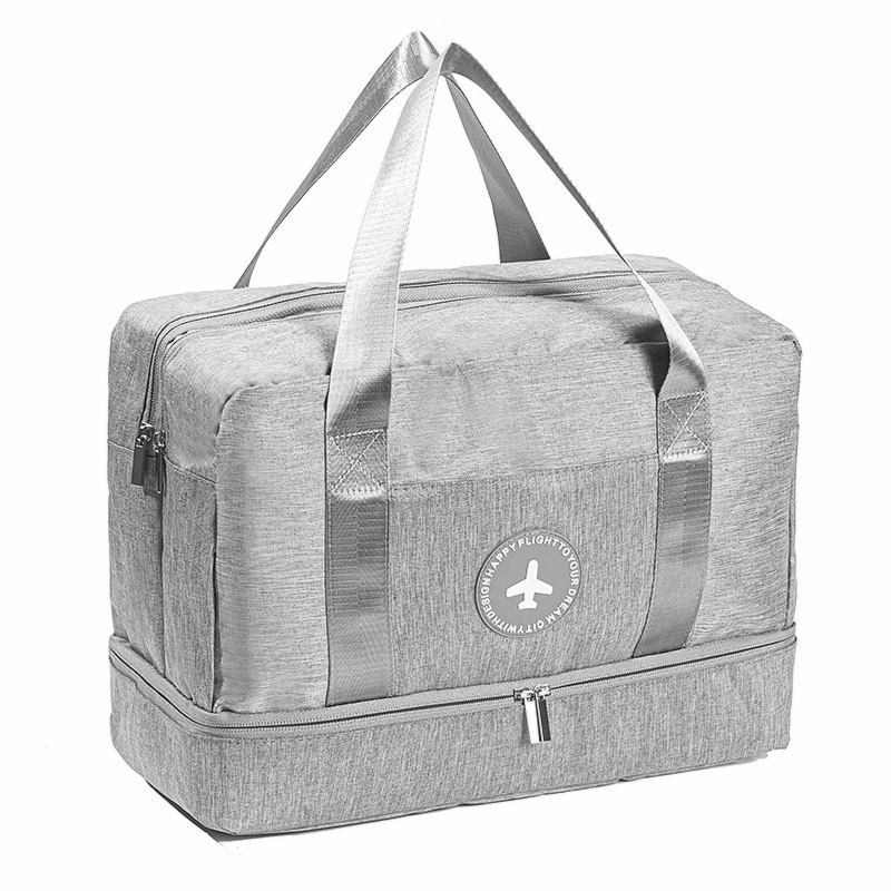 Custom Large Women Tote Travel Overnight Weekender Duffle Bags With Shoe Compartment