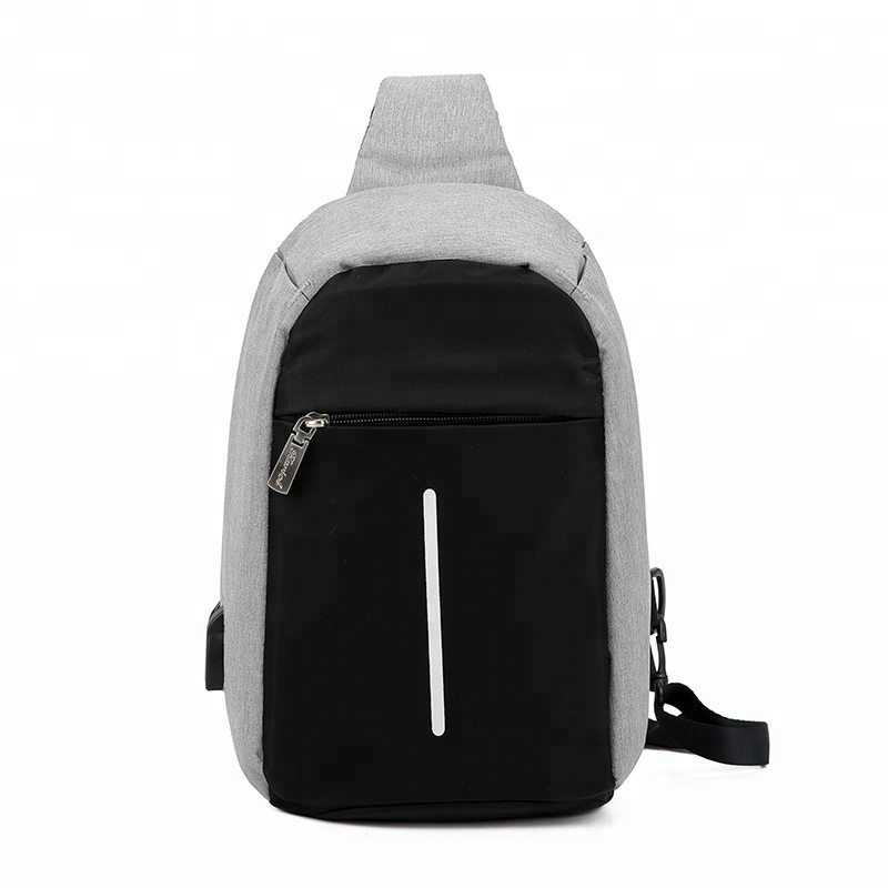 Wholesale Crossbody Back Pack Custom Logo Mens Sports Chest Bag Waterproof Shoulder Sling Bag