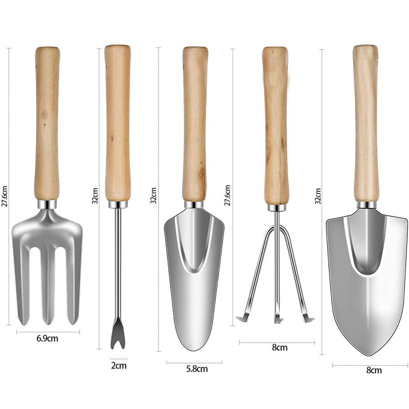 New Design Hot Sale Stainless Steel Kids Mini Hand Kit Garden Tools Set
