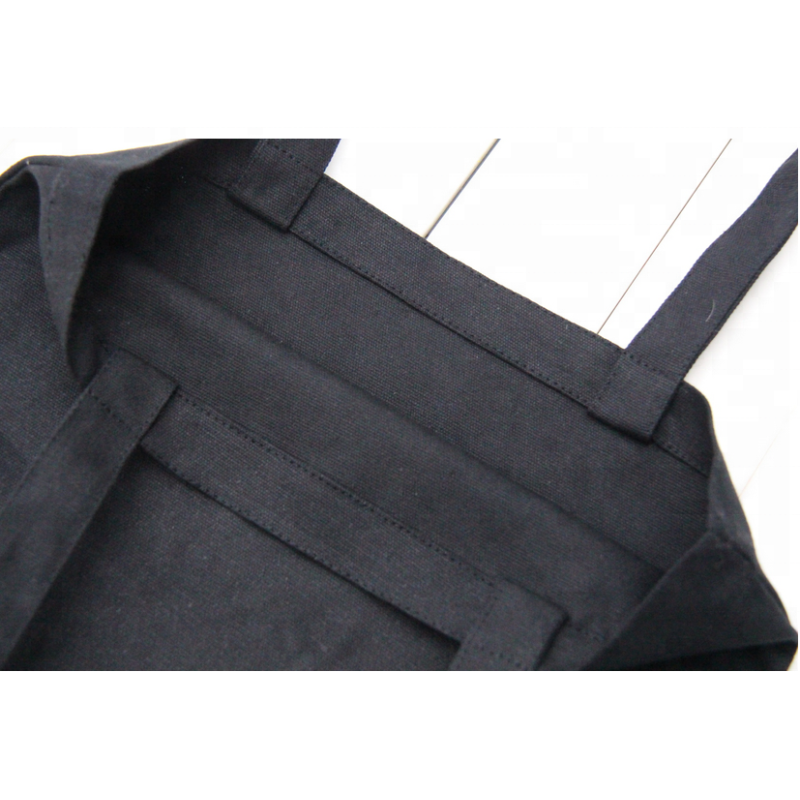 Custom Eco Recycled Women's Organic Canvas Cotton Shopping Tote Bag With Logo