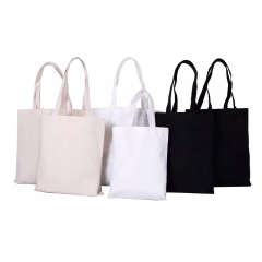 Custom Printed Size Plain Canvas Cotton Foldable Shopping Tote Bag For Shop