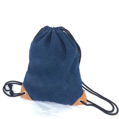 Custom Logo Promotional Reusable Waterproof Draw String Backpack Cotton Drawstring Bags