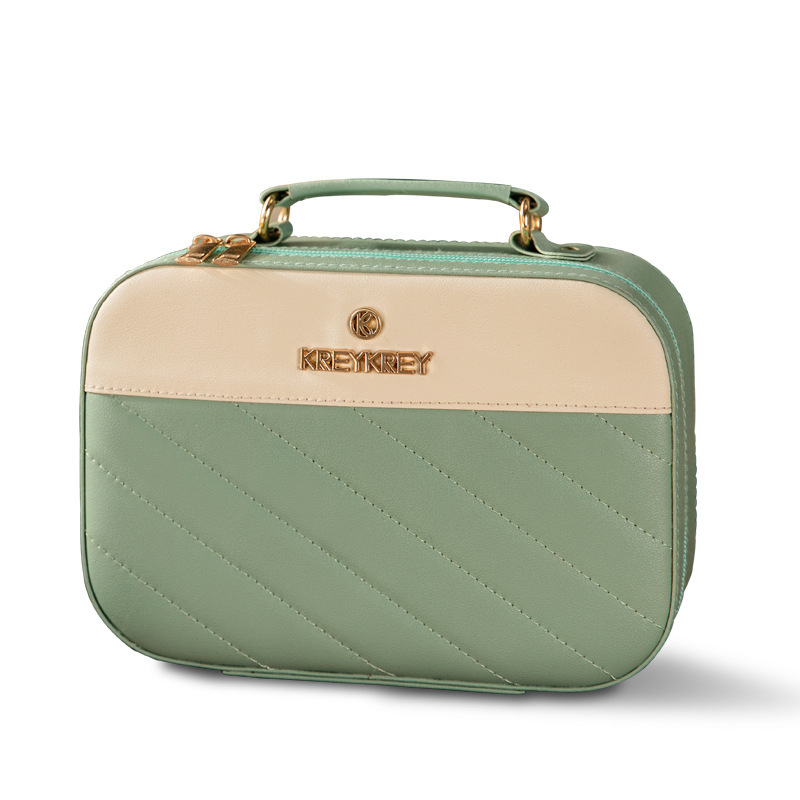 Wholesale Travel Eco Friendly Leather Toiletry Makeup Storage Bag Bulk Cosmetic Bags & Cases