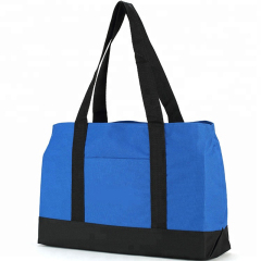 Customized Logo Blue Sport Travel Duffle Bag High Quality gym Duffel Bag