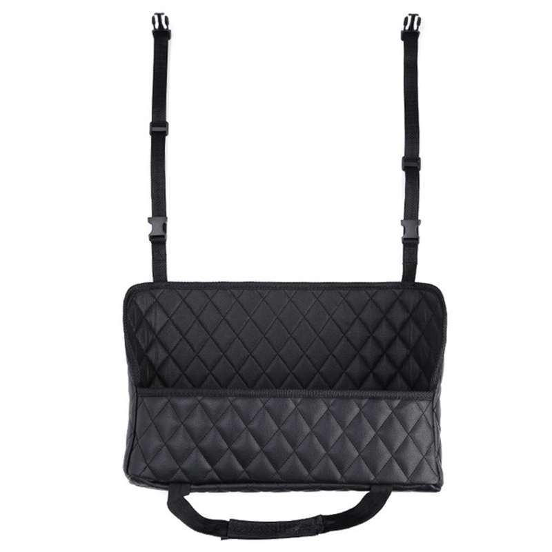 Car Back Hanging Bag PU Pocket Leather Car Seat Storage And Handbag Holder Organizer