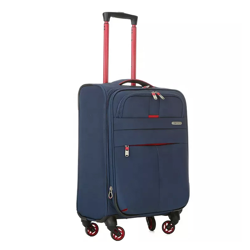 고품질 고급 스피너 휠 여행용 3피스 폴리에스터 원단 여행 가방 세트