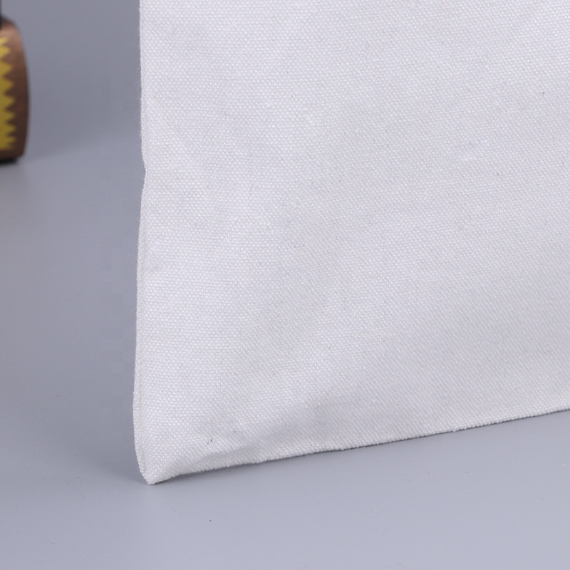 Sac fourre-tout pliable en toile de coton uni, réutilisable et imprimé sur mesure pour les courses