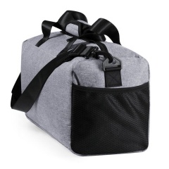 Pinghu Sinotex Special Comp Black Large Duffel Bag Travel Bags weekender tote Waterproof with customized logo promotional gift