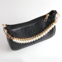 Customized Fashion Design Wholesale Shoulder Handbag Purse Chain Pearl Bag Strap